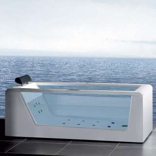 Ariel Bath AM152 Platinum Whirlpool Tub Freestanding Bathtub Fixture 