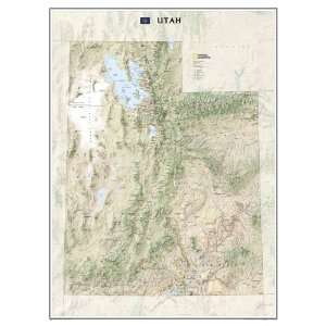  National Geographic Utah Wall Map (9781597752459) Books