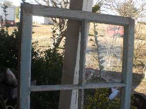 Vintage Architectural Shabby Cottage Chic Window Door  