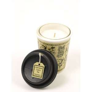  Mandarin Green Tea Scented, Filled Glass Candle