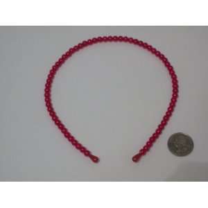  Pearl headband bead headband (red) Beauty