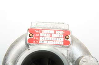 Turbohcarger Turbo Genuine TD03 7G KUBOTA 49131 02040  