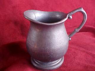 Pewter Small Individual Creamer Coffee Tea Syrup Butter  