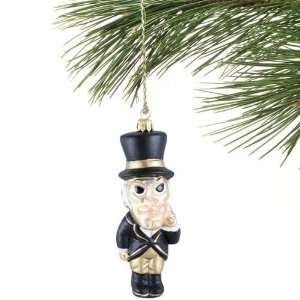  Wake Forest Demon Deacons Blown Glass Mascot Holiday 