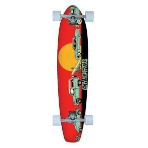  Longboard Skateboard Caravan Red