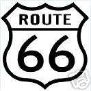 Route 66 Sign   Laser Diecut Scrapbooking