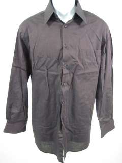   boss purple cotton button down dress shirt size 16 5 this great item