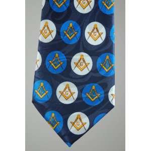  Masonic Square & Compass Tie 