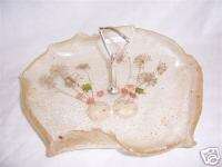 VINTAGE NAUTICAL RETRO LUCITE & SAND DOLLARS CANDY SERVING DISH  