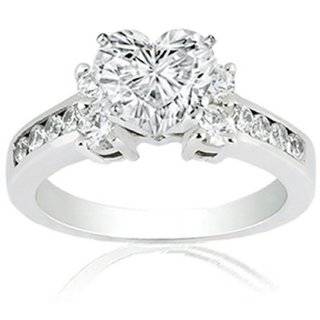 Discount Heart Shape Diamond Engagement Ring  Jewelry stores 
