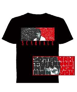 Los Angeles Pop Art Mens Scarface Money Then Power T shirt 