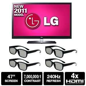  LG 47LW6500 47 Class LED 3D Cinema HDTV Bundle 