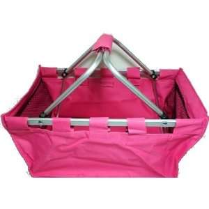 Market Basket Hot Pink with Two Handles