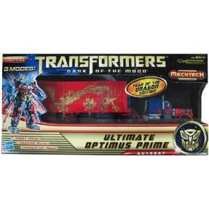   Dark Of The Moon Year Of Dragon Ultimate Optimus Prime Toys & Games