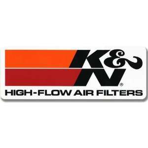  K&N 89 16167 Trailer Decal with High Flow Air Filters Logo 