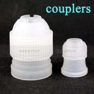 Set (2) Coupler for Cake Decorating Icing Pastry Bags tips nozzles 