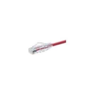  Oncore Clearfit CAT6 Patch Cable, Red, Snagless, 15FT 