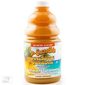Dr. Smoothie DR CF040 06 46 Oz Pineapple Paradise 100% Crushed Fruit 