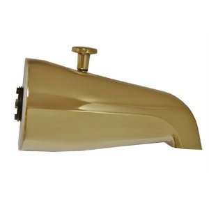 Plumbest D03 004 1/2 Inch CTS Tub and Diverter Spout, Polished Brass
