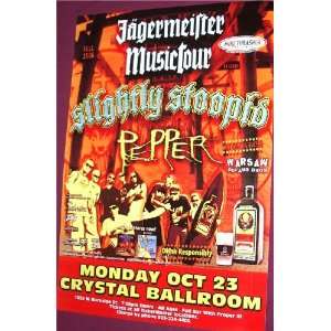  Slightly Stoopid Pepper Poster   Concert Tour