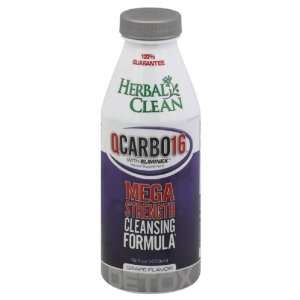 Herbal Clean QCarbo16, Mega Strength Cleansing Formula, Grape Flavor 