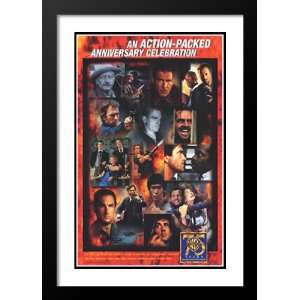 Warner Bros. 75th Anniversary 20x26 Framed and Double Matted Movie 