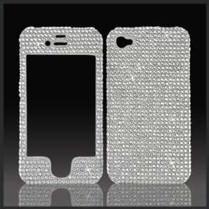 Silver Cristalina crystal bling case cover for Apple 