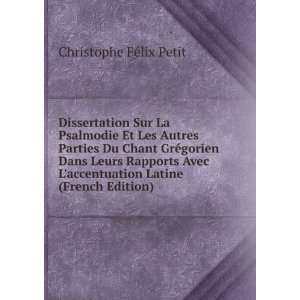  Dissertation Sur La Psalmodie Et Les Autres Parties Du 