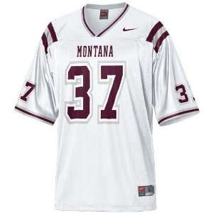  Nike Montana Grizzlies #37 White Replica Football Jersey 