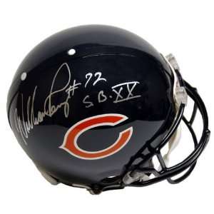 William Perry Chicago Bears Autographed Pro Line Helmet with #72 