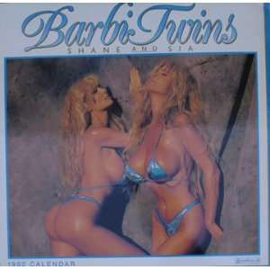 Barbi Twins 1992 Calendar Old Store Stock Re Shrinked Wrapped After 