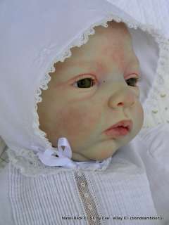 OOAK Reborn Fake Baby 20 inch Newborn sized Natali Blick ELISE by Eve 