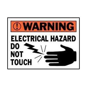 Equipment Label, Warning Electrical,pk 5   BRADY  