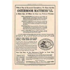  1908 Ostermoor Mattress Better Than All Others Print Ad 