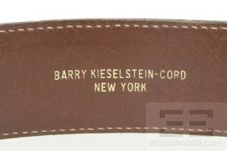 Barry Kieselstein Cord Black Alligator And Sterling Silver Buckle Belt 