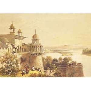 David Roberts   Palace and Fort at Agra