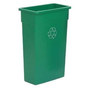 Continental 2818 2 Plastic 28 1/8 Quart Commecial Recycle Wastebasket 