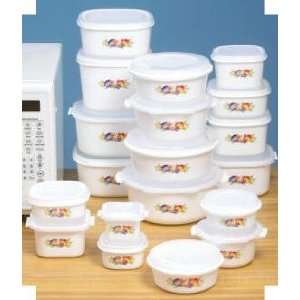  Microwave Containers Microwave to table Storage   38 pc 