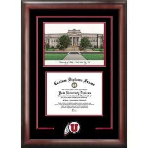   University of Utah Utes Alumni Mahogany Diploma Frame Sports