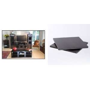  U Spin Espresso TV Swivel (Espresso) (2H x 16.25W x 16 