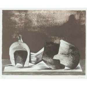   Henry Moore   24 x 20 inches   Reclining Figure   I