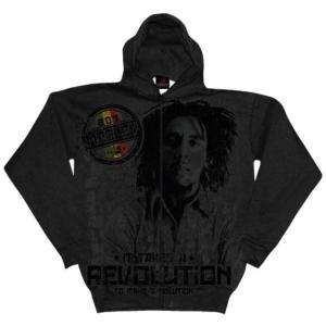 Bob Marley   Revolution Zip Hoodie   X Large  