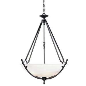   Bordeaux Traditional / Classic Six Light Bowl Pendant from the Bor