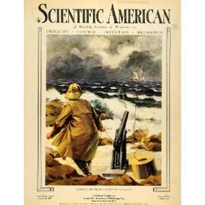  1920 Cover Scientific American Life Saver Rescue Ship 