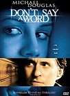 Dont Say a Word (DVD, 2005, Checkpoint; Sensormatic; Lenticular 