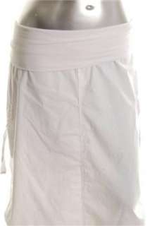 XCVI NEW Foldover White BHFO A line Skirt Sale XL  