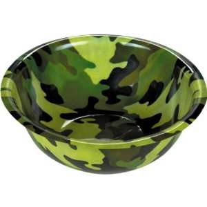 Camouflage Plastic Bowl  Toys & Games  