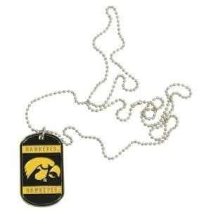  Iowa Hawkeyes Dog Necklace NCAA