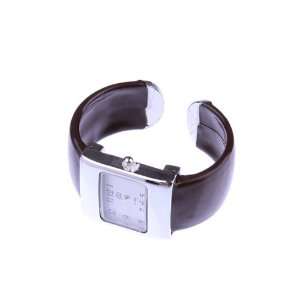  Black Big Square Bracelet Wrist Bangle Watch For Ladies Girls Women 