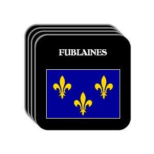  Ile de France   FUBLAINES Set of 4 Mini Mousepad 